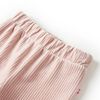 Pantalons pour enfants velours côtelé rose clair 116