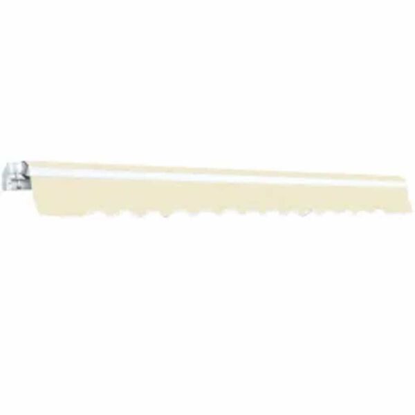 vidaXL Auvent pliable manuel 600 cm Cr&egrave;me