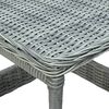 vidaXL Salon de jardin 2 pcs avec coussins r&eacute;sine tress&eacute;e gris clair