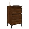vidaXL Tables de chevet 2 pcs chêne marron 40x35x70 cm