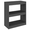 vidaXL Biblioth&egrave;que/S&eacute;parateur de pi&egrave;ce Gris 60x30x71,5 cm Pin massif