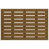 vidaXL T&ecirc;te de lit murale Marron miel 96x3x63 cm Bois massif de pin