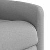 vidaXL Fauteuil inclinable de massage électrique gris nuage tissu