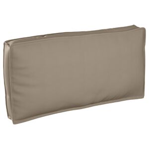vidaXL Coussin Tissu Oxford Taupe 120 x 60 x 12 cm