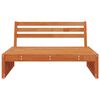 vidaXL Sofa de jardin milieu Bois de Pin Massif Brun Cir&eacute;