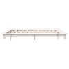 vidaXL Cadre de lit sans matelas blanc 180x200 cm bois massif de pin