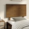 vidaXL T&ecirc;te de lit Marron miel 104x6x82,5 cm Bois massif de pin