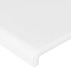 vidaXL Cadre de lit sans matelas blanc 90x190 cm similicuir