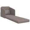 vidaXL Canap&eacute;-Lit 60cm Taupe tissu