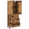 vidaXL Haut Armoire Bois ancien 69,5 x 34 x 180 cm Bois d'ing&eacute;nierie