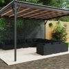 vidaXL Salon de jardin 11 pcs avec coussins R&eacute;sine tress&eacute;e Noir
