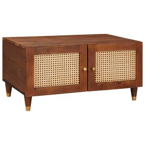 vidaXL Table basse 80 x 50 x 40 cm Bois de mangue massif