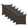 vidaXL Chaises pliables d'ext&eacute;rieur lot de 6 et coussins Bois d'acacia