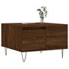 vidaXL Table basse chêne marron 55x55x36,5 cm bois d'ingénierie