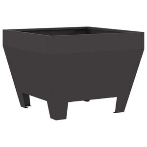 vidaXL Boule de feu Noir 50 x 50 x 38 cm Acier patin&eacute;