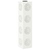 vidaXL Lumi&egrave;re de chemin LED solaire 2 pcs Blanc Acier lamin&eacute; &agrave; froid
