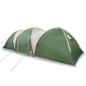 vidaXL Tente familiale &agrave; d&ocirc;me 8 personnes vert imperm&eacute;able