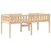 vidaXL Lit pour enfants sans matelas 80x200 cm bois de pin massif