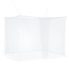 vidaXL Filet anti-moustiques pour lit 156 mailles 3 pcs Blanc