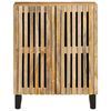 vidaXL Buffet 60x34x75 cm bois de manguier massif brut