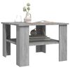 vidaXL Table basse Sonoma gris 60x60x42 cm Bois d'ingénierie
