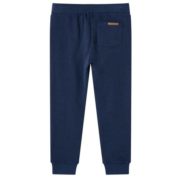 Pantalon de surv&ecirc;tement pour enfants bleu marine m&eacute;lange 140
