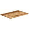 vidaXL Dessus de table bord vivant 90x60x2,5 cm bois de manguier brut