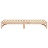 vidaXL Lit coulissant sans matelas 2x(100x200) cm bois de pin massif