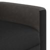 vidaXL Fauteuil inclinable Noir Tissu