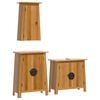 vidaXL Ensemble de meubles de salle de bain 3 pcs bois de pin massif