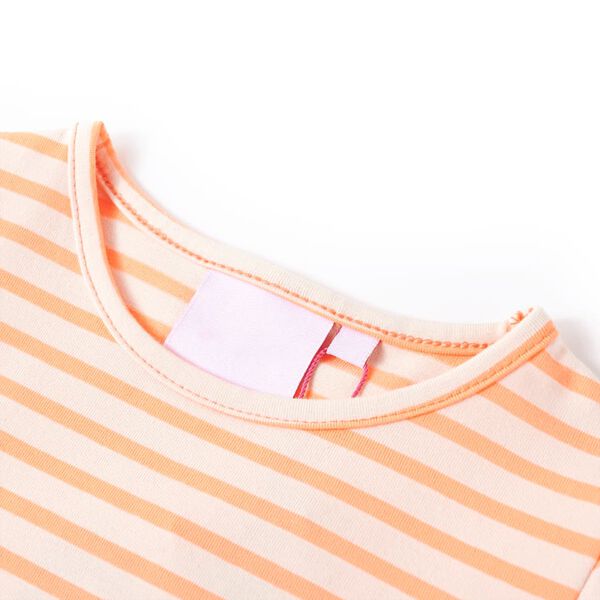 T-shirt pour enfants orange n&eacute;on 104