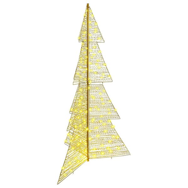 vidaXL Sapin de No&euml;l avec 240 LED Blanc chaud 180 cm PET