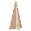 vidaXL Arbre de No&euml;l en bois pour d&eacute;coration 80 cm bois massif de pin