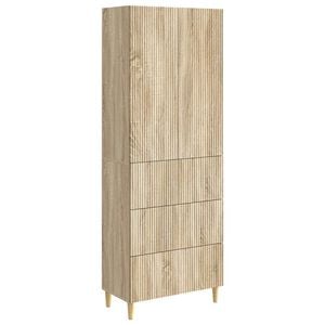 vidaXL Ensemble de Meubles 2 pc Ch&ecirc;ne Sonoma Bois d'ing&eacute;nierie