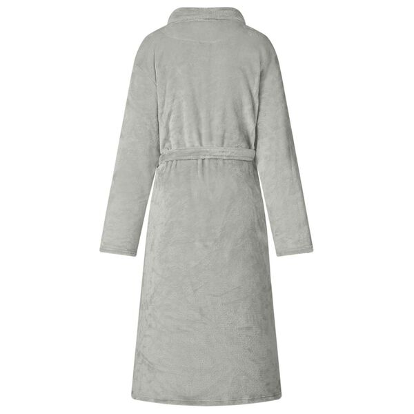 vidaXL Robe de bain sans capuche Gris xxl Flanelle