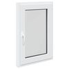 vidaXL Fen&ecirc;tre de sous-sol RISOR 60 x 90 cm PVC et verre Blanc