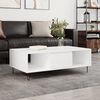 vidaXL Table basse blanc 104x60x35 cm bois d'ing&eacute;nierie