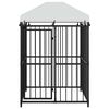 vidaXL Chenil extérieur avec toit pour chiens 120 x 120 x 150 cm