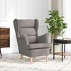 vidaXL Fauteuil taupe 74x84x100 cm tissu