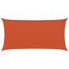 vidaXL Voile d'ombre 2 x 6 m HDPE Rectangulaire Orange