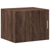 vidaXL Armoire de rangement mince chêne marron 50x42,5x225 cm