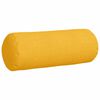 vidaXL Coussins d'accent 2 pcs Jaune clair Ø 25 x 70 cm