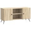 vidaXL Meuble TV Ch&ecirc;ne Sonoma 102 x 34,5 x 50 cm Bois d'ing&eacute;nierie