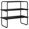 vidaXL Table console Ch&ecirc;ne noir 100 x 41 x 75 cm Bois d'ing&eacute;nierie