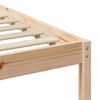 vidaXL Cadre de lit avec tables de chevet Naturel 200 x 210 cm