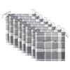 vidaXL Chaises de jardin lot de 8 avec coussins Bois de teck massif