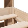vidaXL Lit biblioth&egrave;que sans matelas 180x200 cm bois massif de pin