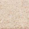vidaXL Tapis Shaggy Anti-dérapant Crème 120 x 120 cm PP