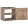 vidaXL Armoire murale de salle de bain 46x25,5x40 cm Bois teck massif