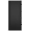 vidaXL Buffet avec 4 tiroirs 60x30,5x71 cm Noir